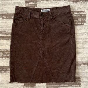 Polo by Ralph Lauren Brown Corduroy Vintage Preppy Y2K pencil skirt Size 4